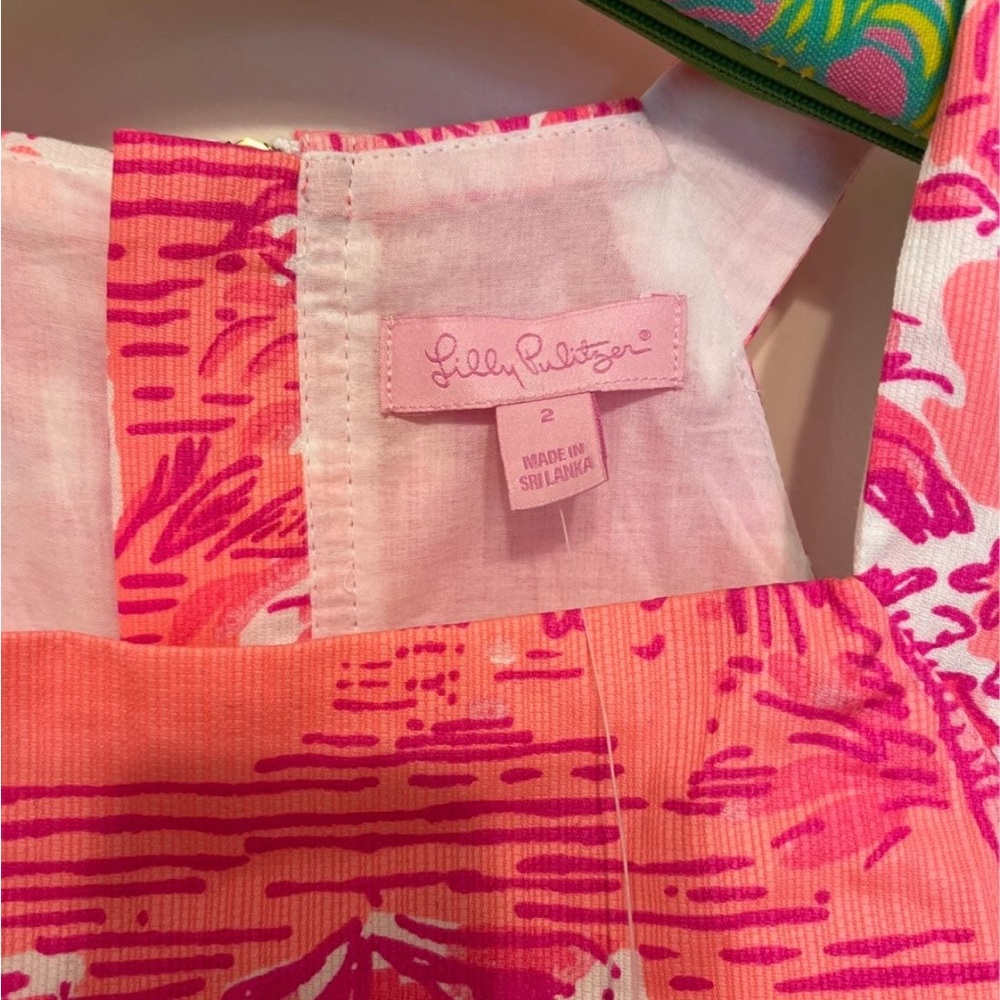 LILLY PULITZER Simone Shift Sz 2 NWT Rule Breakers - Picture 3 of 7